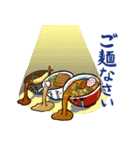 ぜんぶ食べられるスタンプ（個別スタンプ：9）