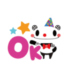ぱんクロくん（仮） サーカス編（個別スタンプ：1）