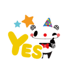 ぱんクロくん（仮） サーカス編（個別スタンプ：2）