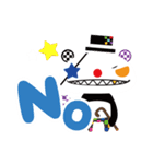 ぱんクロくん（仮） サーカス編（個別スタンプ：3）