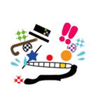 ぱんクロくん（仮） サーカス編（個別スタンプ：8）
