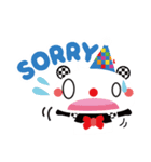 ぱんクロくん（仮） サーカス編（個別スタンプ：12）