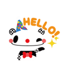 ぱんクロくん（仮） サーカス編（個別スタンプ：24）