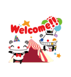 ぱんクロくん（仮） サーカス編（個別スタンプ：37）