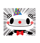 ぱんクロくん（仮） サーカス編（個別スタンプ：38）