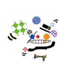 ぱんクロくん（仮） サーカス編（個別スタンプ：39）