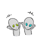 ナンとラッシー（個別スタンプ：1）