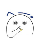 白くてうざいやつ（個別スタンプ：9）
