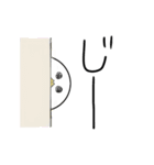 白くてうざいやつ（個別スタンプ：37）