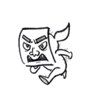 Mask ＆ Ponytail（個別スタンプ：14）