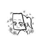 Mask ＆ Ponytail（個別スタンプ：23）
