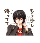 エルフ系少女と三つ編み系男子（個別スタンプ：18）