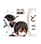 エルフ系少女と三つ編み系男子（個別スタンプ：19）