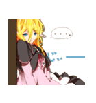 エルフ系少女と三つ編み系男子（個別スタンプ：31）