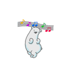 しろくまとペンギン（個別スタンプ：5）