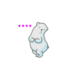 しろくまとペンギン（個別スタンプ：22）