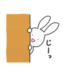 クレイジー白うさぎ（個別スタンプ：5）