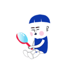 ブルー子供（個別スタンプ：6）
