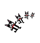 8ビットドッグス ボストンテリア（個別スタンプ：38）