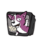 ホラーコーギー（個別スタンプ：3）