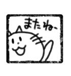 判子風猫スタンプ（個別スタンプ：31）