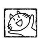 判子風猫スタンプ（個別スタンプ：40）