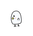 白い小鳥（個別スタンプ：22）