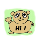 ラッキーくまさん（個別スタンプ：6）