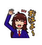 ヘアピンちゃん（個別スタンプ：1）