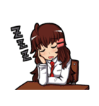 ヘアピンちゃん（個別スタンプ：9）