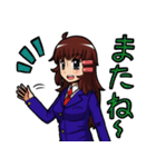 ヘアピンちゃん（個別スタンプ：15）