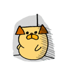 犬とヒヨコの成長日記（個別スタンプ：17）
