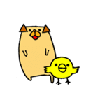 犬とヒヨコの成長日記（個別スタンプ：25）