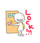 にやり！！ホワイトマン（個別スタンプ：28）