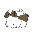 長めの犬（個別スタンプ：28）