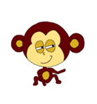 お猿のナナちゃん（個別スタンプ：6）