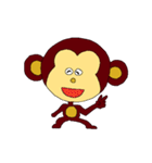 お猿のナナちゃん（個別スタンプ：7）