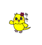 インコのピーター＆ナナ（個別スタンプ：3）