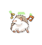ぺたっとはりねずみ（個別スタンプ：12）