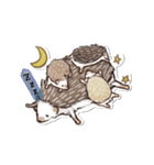 ぺたっとはりねずみ（個別スタンプ：16）