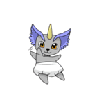 Horned baby bear（個別スタンプ：1）