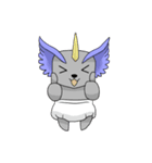 Horned baby bear（個別スタンプ：4）