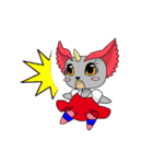 Horned baby bear（個別スタンプ：6）