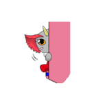 Horned baby bear（個別スタンプ：7）