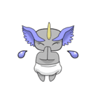 Horned baby bear（個別スタンプ：8）