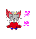 Horned baby bear（個別スタンプ：12）