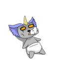 Horned baby bear（個別スタンプ：32）
