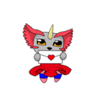 Horned baby bear（個別スタンプ：35）