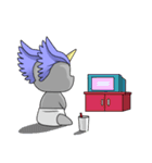 Horned baby bear（個別スタンプ：39）