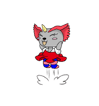 Horned baby bear（個別スタンプ：40）